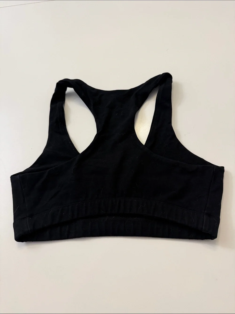 Black Racerback Sports Bra Mate the Label
